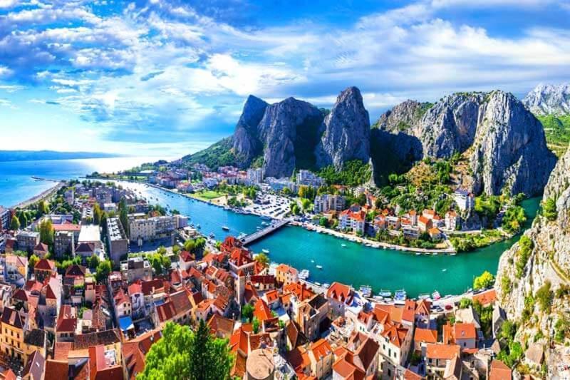 Amazing Sea View Apartman Omiš Kültér fotó